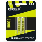 Аккумулятор AAA 1.2В Ni-MH 1000мА.ч BL-2 (уп.2шт) ФАZА 5002913