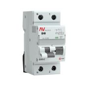 Выключатель автоматический дифференциального тока 2п C 40А 30мА тип AC 6кА DVA-6 Averes EKF rcbo6-1pn-40C-30-ac-av