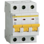 Выключатель автоматический модульный 3п C 3А 4.5кА ВА47-29 IEK MVA20-3-003-C