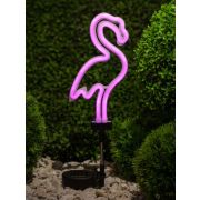 Светильник садовый неоновый ERASF012-30 Фламинго солнечная батарея ЭРА Б0044238