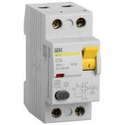Выключатель дифференциального тока (УЗО) 2п 63А 100мА тип AC ВД1-63 IEK MDV10-2-063-100